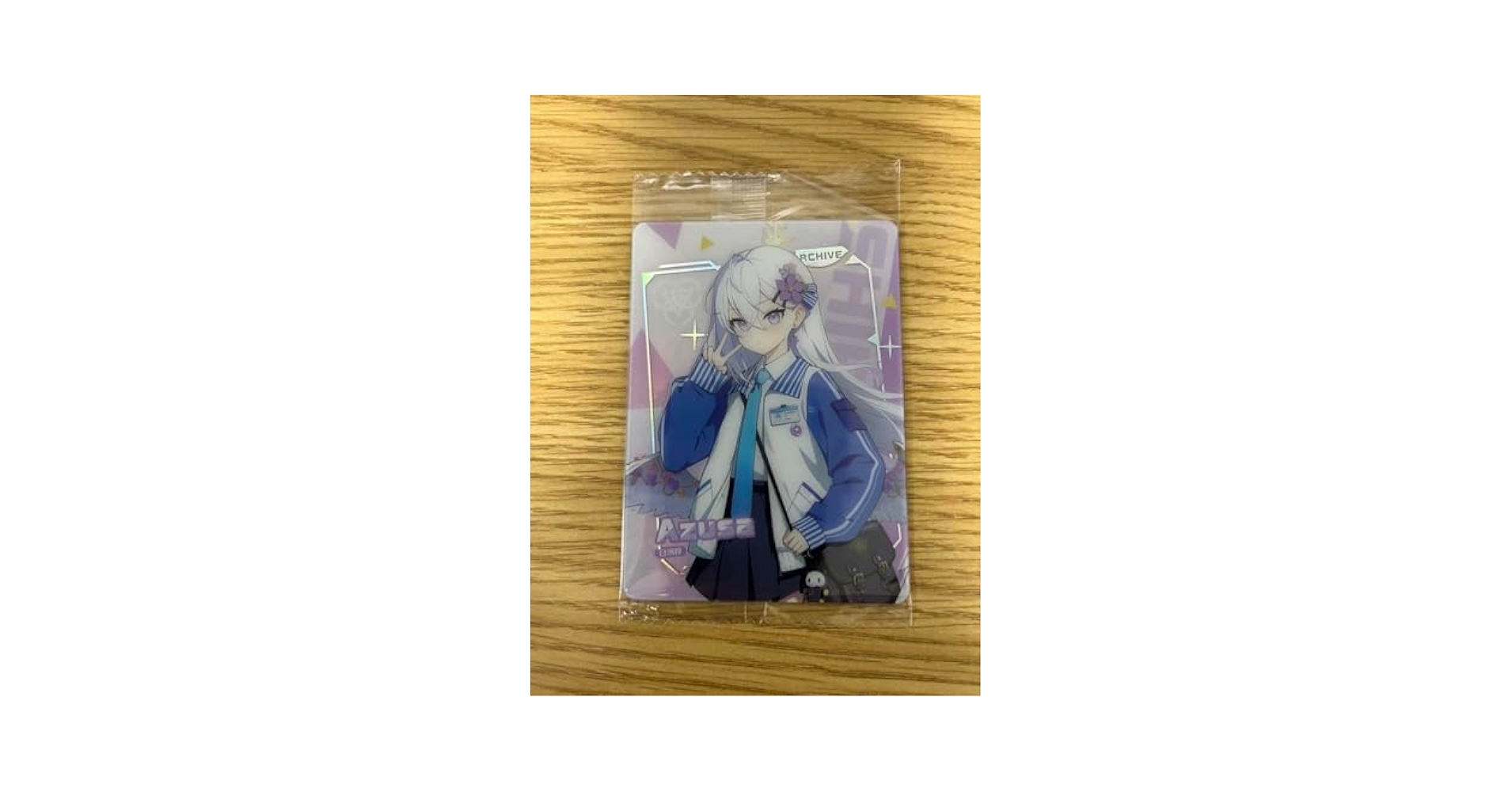 ブルーアーカイブ 白洲アズサ 上海 カフェ限定 色紙 公式 ブルーアーカイブ】-Blue Archive- ブルアカ 中国発売 「竹竹