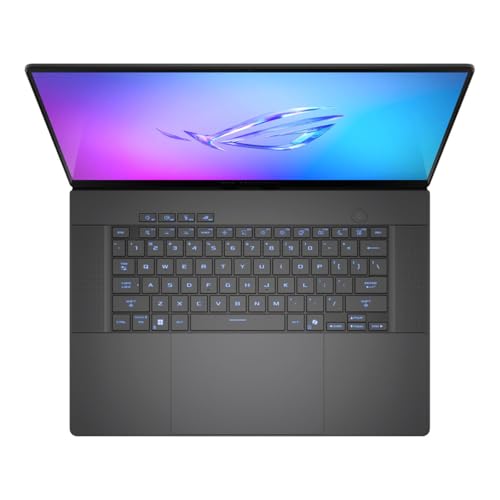 Image of ASUS ROG Zephyrus G16 GU605 16 inch WQXGA 240Hz OLED Gaming Laptop, Intel Core Ultra 9 285H 2.9GHz, 64GB RAM, 2TB SSD, NVIDIA GeForce RTX 5090 24GB, Windows 11 Pro, Platinum White