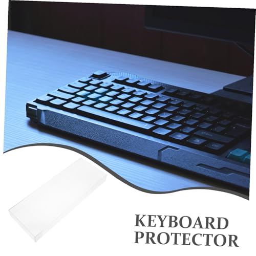Cubierta teclado acrílico transparente para protector antipolvo de computadora 3