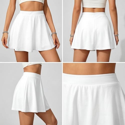 Casual Skirts for Women Floral Print High Waist Flowy Swing 2026 Summer Skirt for Beach Vacation - Image 5