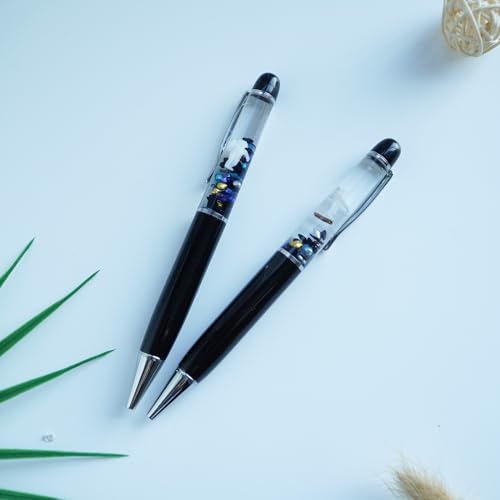Image of Astronaut Space Funny Pens Cute Floater Floating Liquid Writing Journaling Office Pen Unique Gift For Women Men