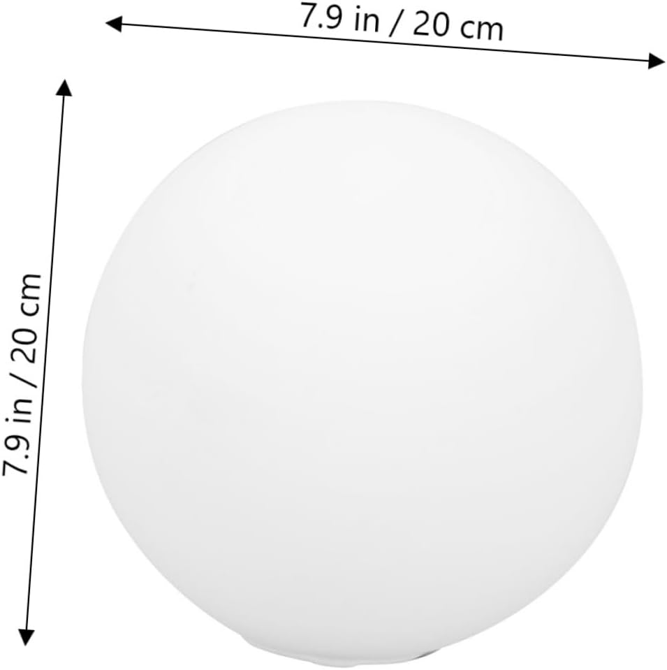 Lurrose Elegant Glass Ceiling Lamp Shade Frosted Design for Home Decor Softens Light for Living Bedroom Kitchen Lighting