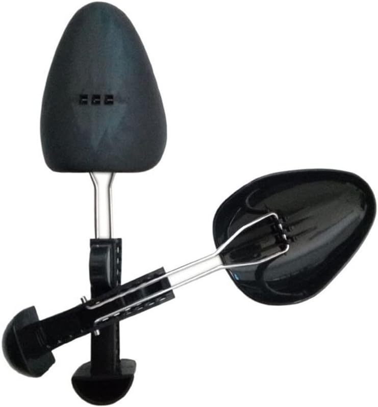 Practical Plastic Adjustable Length Men Shoe Trees Stretcher Boot Holder Black Tree