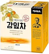 Ssanggye Persimmon Leaf Tea 1.0g x 40 TB, 100% Natural Herbal Tea Boost Metabolism Vitamin Minera...
