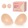 Sujetador adhesivo sin tirantes invisible push up sujetador de silicona reutilizable para vestido sin espalda