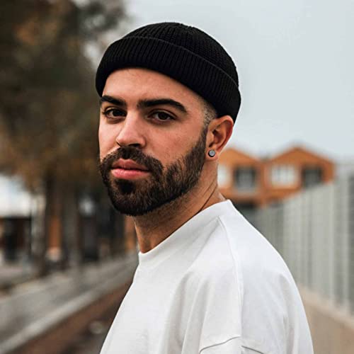 Jstyle 8 Pairs Dot Stud Earrings for Men Women Surgical Steel Screw Flat Back Earrings Multicolor Faux Gauges Ear Plug Tunnel Disc Mens Stud Earrings Piercing Set 4mm/6mm/8mm3