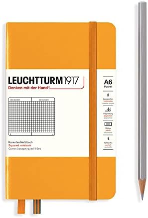 Leuchtturm1917 365628 Bolso para notebook (A6), capa dura, 187 pá...