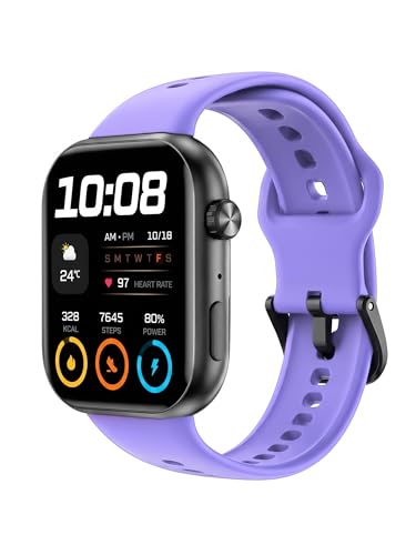 Dl3 Mobilak Silicone Bracelet for HONOR Choice Watch 2i Strap, Soft Silicone Sport Replacement Strap for Women/Men, Adjustable Waterproof Sports Band for HONOR Choice Watch 2i
