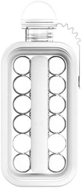 Miniatura 3 de Uncork & Uncap Bandeja para cubitos de hielo y botella de agua 2 en 1 Ball Maker (blanco)