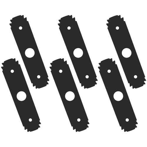 Fourtry AC04215 Edger Blades 6-Pack 8 x 2 Edger Blade 1 Center Hole Compatible with R yobi RY15518 UT50500 UT15518 RYEDG11 P2310 P2300B Replaces 818-928