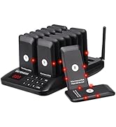 Retekess TD157 Pager Systeem, Oproepsysteem Restaurant, 16 Pagers, 300 mAh 20H, 2 Oproepmodi, Gem...