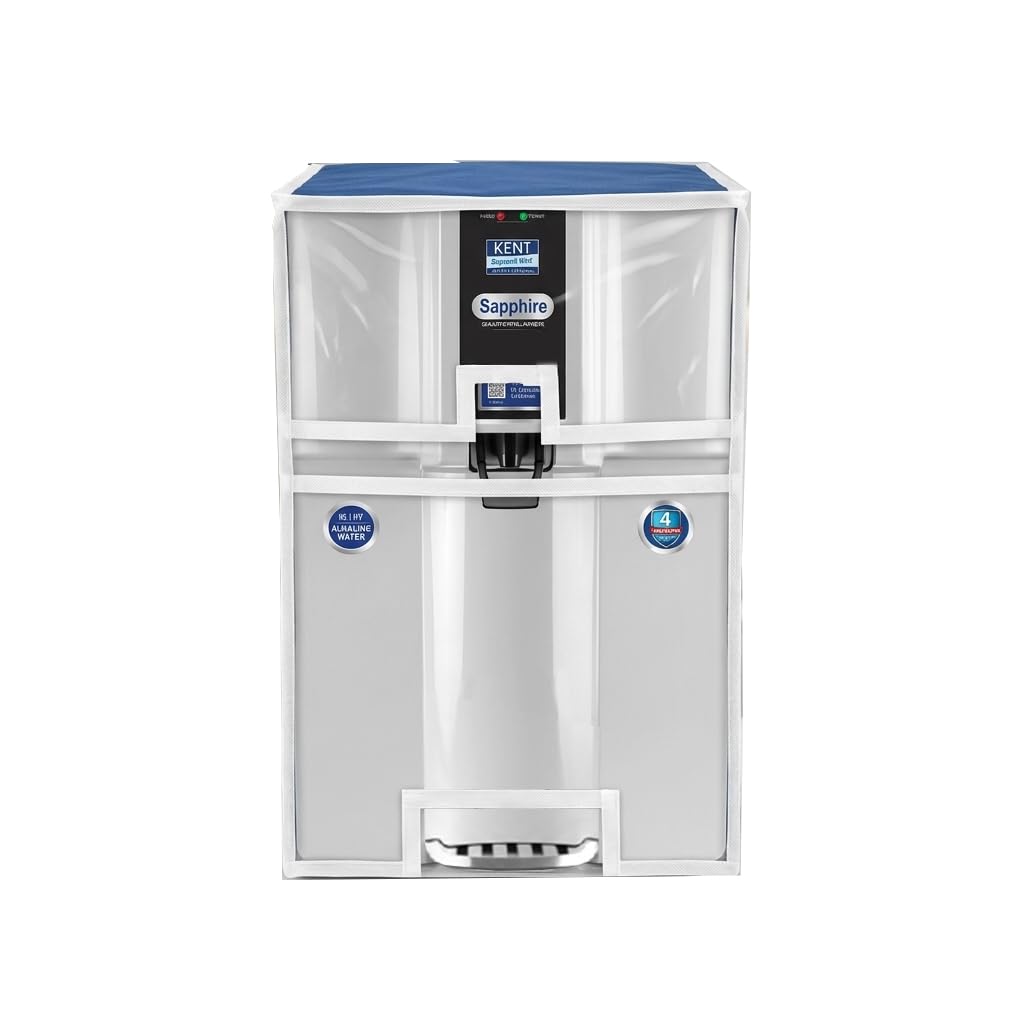 Water Purifier Cover for Kent Sapphire RO Water Purifier – Waterproof & Dustproof, Oil and Stain Resistant, Transparent Window, Velcro Closure, for Wall Mount & Table Top Models-picture-30