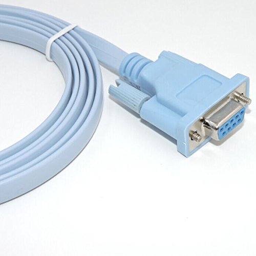 Network RJ45 to RS232 COM Port Serial DB9 Female Router Console Cable Adapter For Cisco Huawei