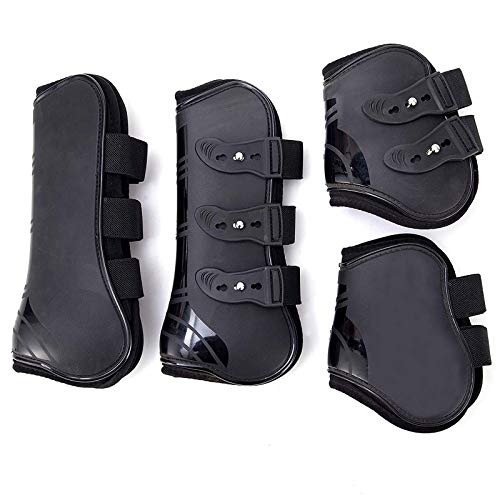 QHP Hartschalen Gamaschen Porto Red 2er Set - Neopren Futter 5mm