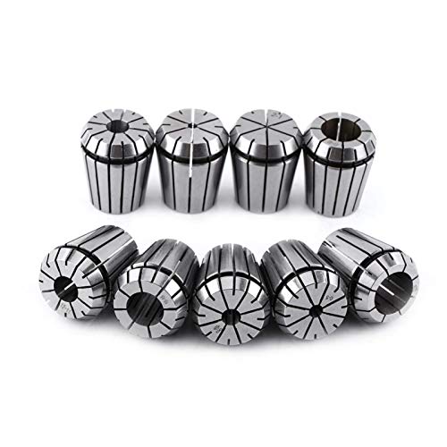 9 pièces 2mm-20mm ER32 ensemble de pinces à ressort, pour machine de gravure CNC et outil de tour de fraisage