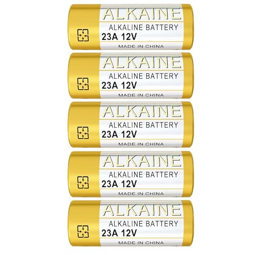 Pile A23 12V Simpletek | Lot de 5 batteries MN21 de longue durée