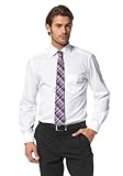 Regular Modern Fit Hemd Langarm m New Kent Kragen 41 [Weiß]