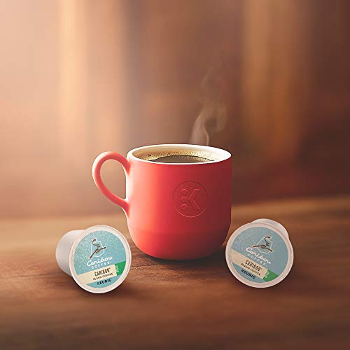Image of Caribou Coffee Caribou Blend Decaf Keurig Single-Serve K-Cup Pods, Medium Roast Coffee, 96 Count (Pack of 4)