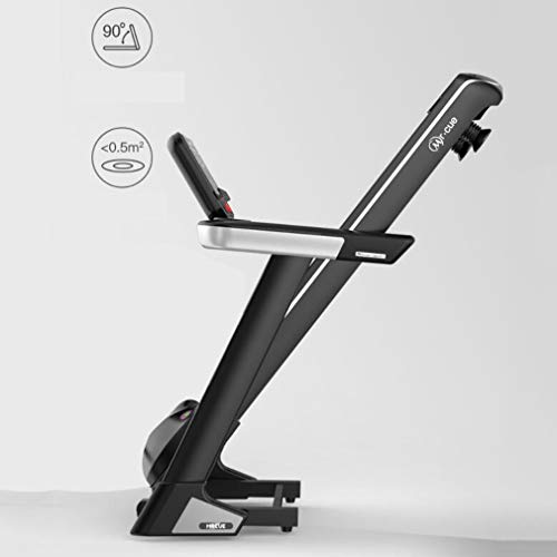 Image of Electric Treadmill for Home Gym 265 Lbs Weight Capacity Folding Portable Running Machine Equipment with Pulley,M Size Knee Pads