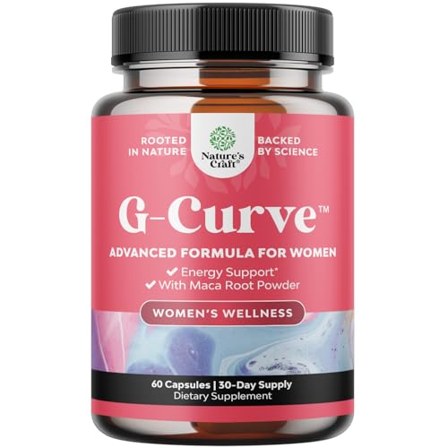 Natures Craft G-Curve Butt and Breast Enhancement Pills – Herbal Enhancer May Support Body Sculpting Curves with Saw Palmetto Extract Horny Goat Weed for Women *Results Vary 60 Count