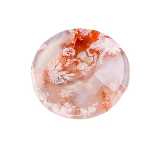 Erliway Natural Sakura Agate Crystal Charging Bowl for Cleansing Stones, 2.4"