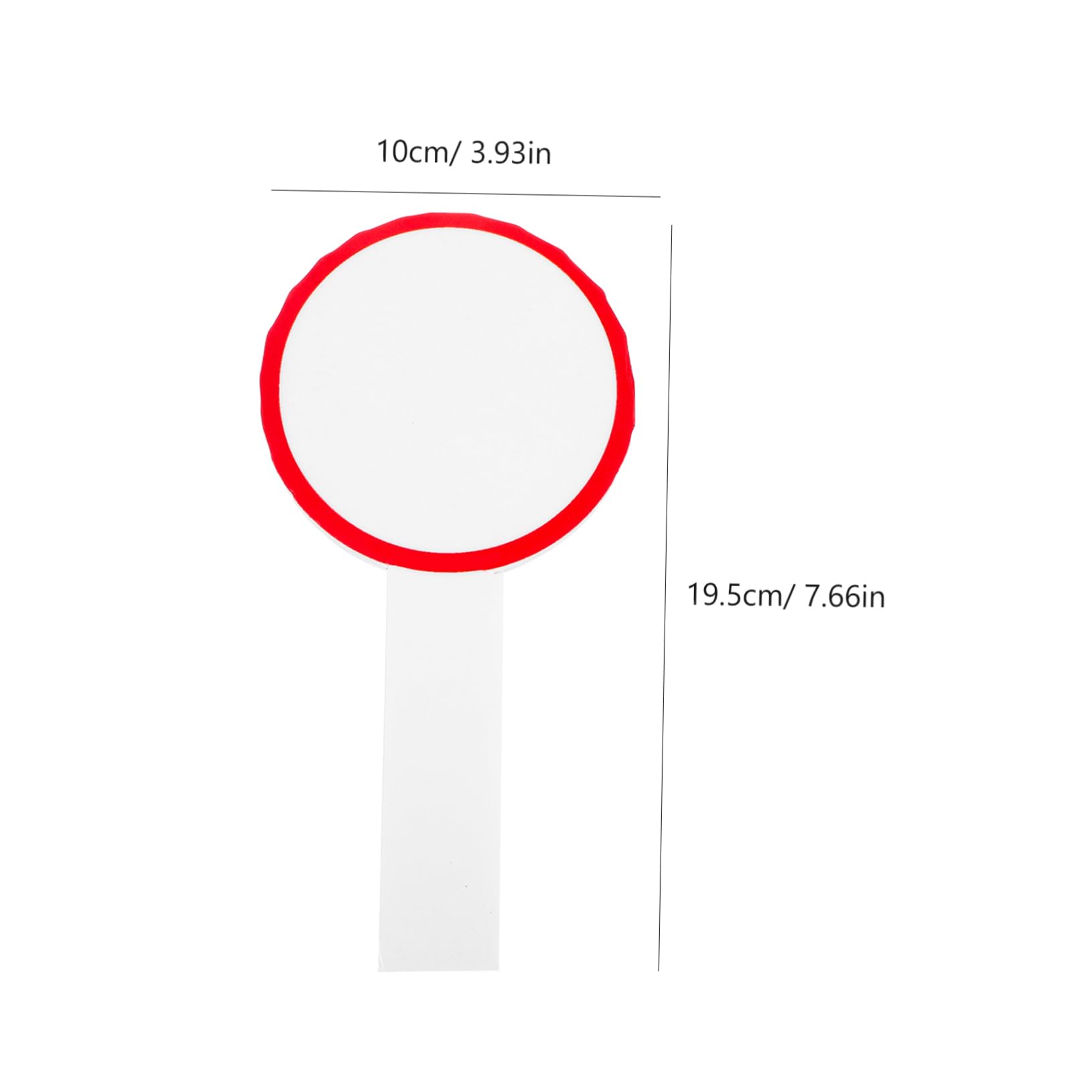 SEWACC Board Auction Paddles White Board Mini for Dry Erase Cards Judges Voting Scoreboard