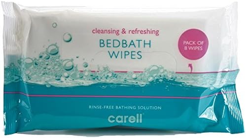 CARELL Cleansing & Refreshing Bedbath Wipes (Pack of 8 Wipes)