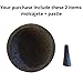 10 inch molcajete 25cm diameter handmade mexican mortar volcanic stone