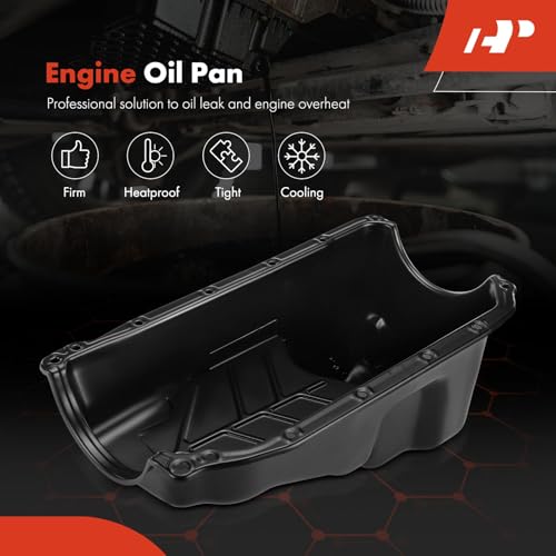 A-Premium Engine Oil Pan Sump with Drain Plug Compatible with Chevrolet by A-Premium - Used condition - Image 3