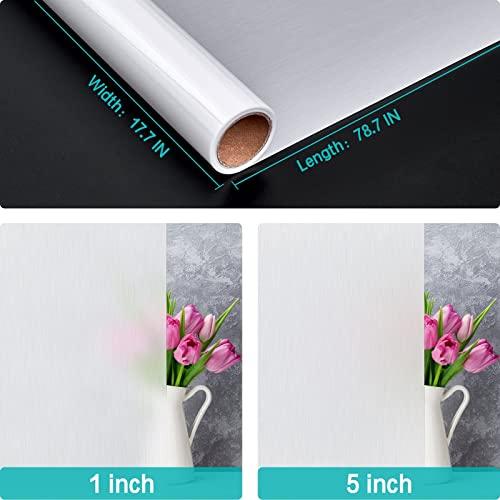 Película de ventana blackout Coavas blanca 35.4 x 78.7 pulg miniatura 6