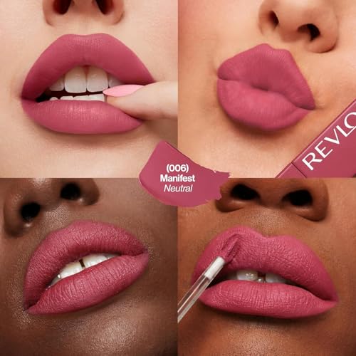 Image of REVLON Colorstay Limitless Matte Liquid Lipstick for woman, Waterproof, Long-Lasting, 100% Vegan, Lightweight, No-Budge Matte, Manifest - (006)