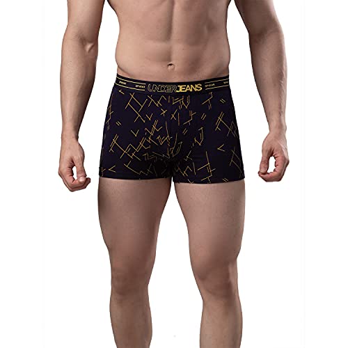 Image of Underjeans Men's Cotton Blend Regular Fit Trunk
