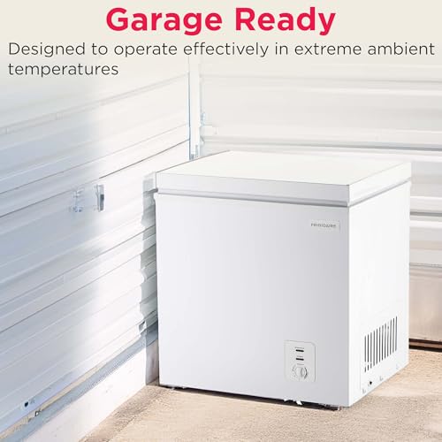 Image of Frigidaire Chest Deep Freezer, 2.0 Cu. Ft. Capacity, Adjustable Thermostat-Removable Vinyl Coated Wire Basket-Easy Defrost Drain- Garage Ready- Pearl White