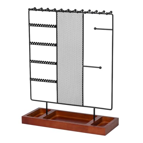 Organisateur de bijoux avec support colliers bagues accessoires cheveux