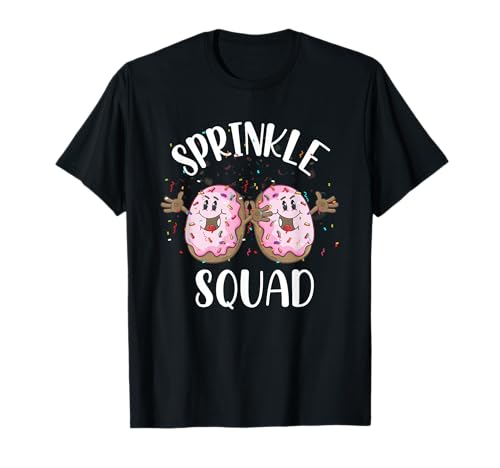 Donut Lover - Escuadrón de espolvoreado de donas para cumpleaños Camiseta