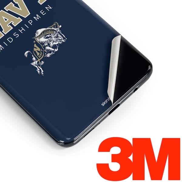 Skinit Decal Phone Skin Compatible with Samsung Galaxy S10e - Officially Licensed College Navy Midshipmen Design