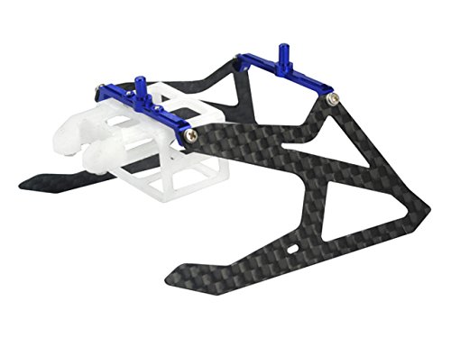 MICROHELI AL/CF Landing Gear Set (Blue/Purple) - T-REX 150 DFC/150 X