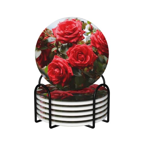 Dessous de verre décoratif avec support idée cadeau maison idéal - 2