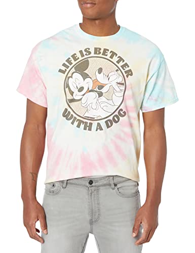 T-Shirt Homme Disney Vie de Chien en coton confortable coupe droite