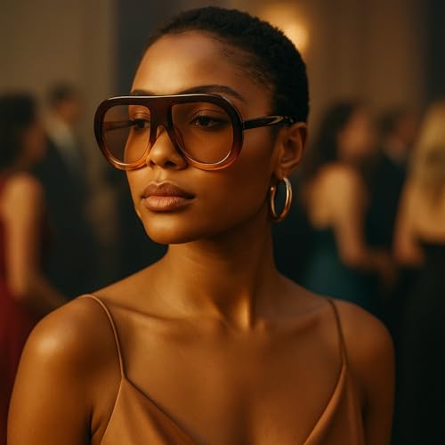 Popular Fashion Pilot Sunglasses Women Retro Chunky Designer Men Punk Gradient Shades UV400 Oversized Sun Glasses4