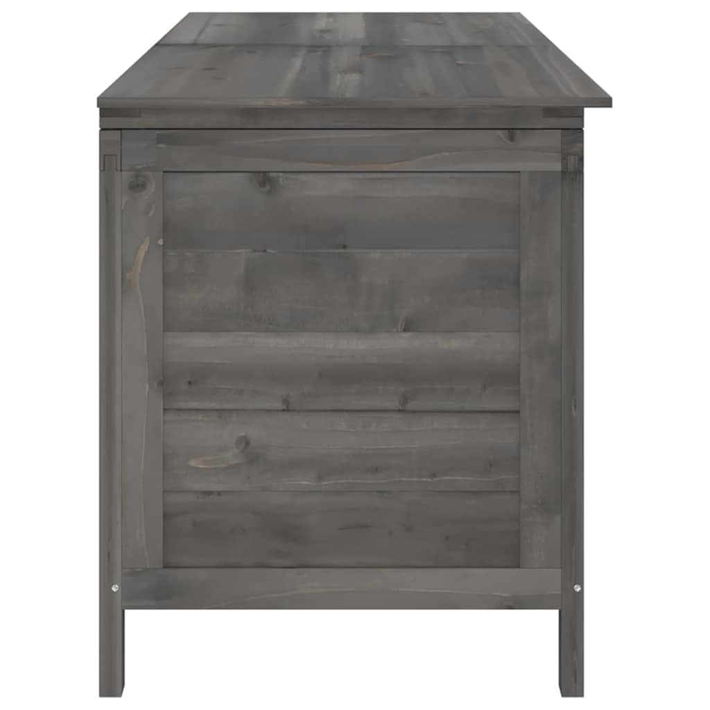 Generico Contenitore da Giardino Antracite 150x50x56,5 cm Massello Abete,Cassapanche da Esterno