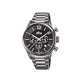reloj lotus chronograph wr 50 manual Equipado con una correa de 22 mm de ancho de acero gris con un cierre desplegable
