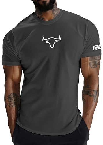 Image of Peppyzone Quick Dry Sports T Shirt for Men | Lightweight Breathable Gym T-Shirt | Regular Fit Workout Tee for Running, Training & Everyday Activewear