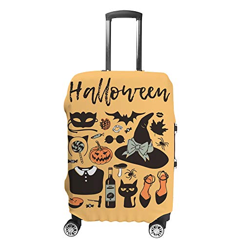 Housse de valise Halloween évite rayure bagage soute Ruchen