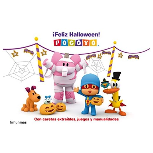 Pocoyó. ¡Feliz Halloween!: Con caretas extraíbles, juegos y manualidades (Cuentos y actividades)