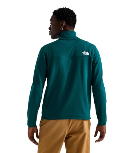 Image of THE NORTH FACE mens Cedar Trail Grid Fleece Quarter Zip Jacket | Cold Weather Top With Durable, Reinforced Bindings