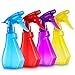 Pack of 4-8 Oz Empty Plastic Spray Bottles - Attractive Vibrant Colors - Multi Purpose Use Durable BPA Free Material