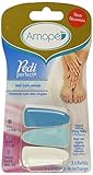 Amope Perfect Pedicure, Waterproof Rechargeable Electronic Foot File Refills for Soft Beautiful Feet, Coarse,