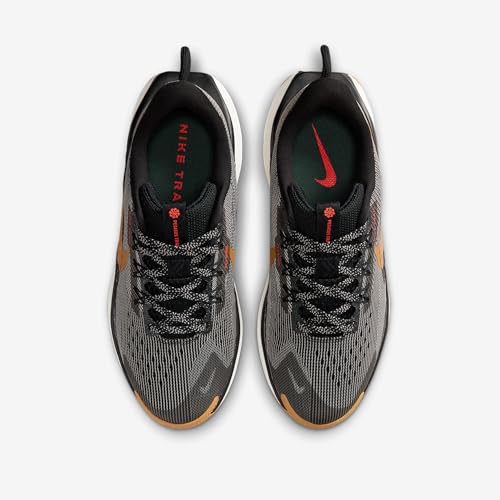 Nike Pegasus Trail 5 Big Kids' Running Shoes (Black/Fir/College Grey/Desert Ochre)4