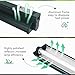 T5 Reptile Light Fixture Green Combo Kit 24W Light Fixture Reptile Terrarium Hood 10.0 UVB Light Bulb Fluorescent Tube Ideal for Tropical and Deserts Such as Bearded Dragon Lizards and Tortoises